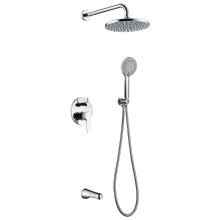 Built In Shower Faucet Set Chrome Plating